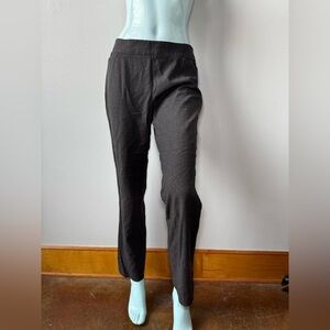 Akris Punto for Bergdorf Goodman Dark Charcoal Wool Pants